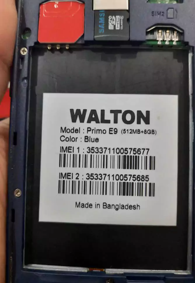 Walton Primo E9 Flash File 100% Tested Latest (Firmware)