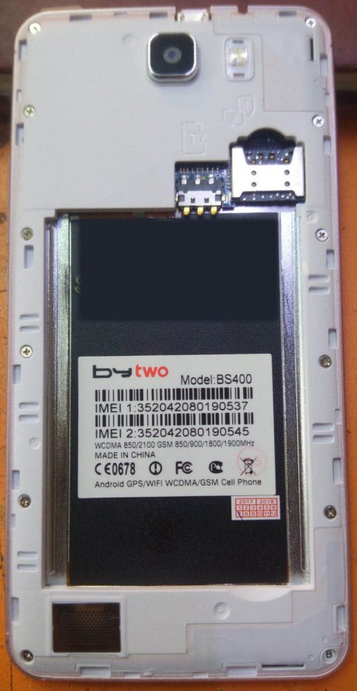 ByTwo BS400 flash file Without Password