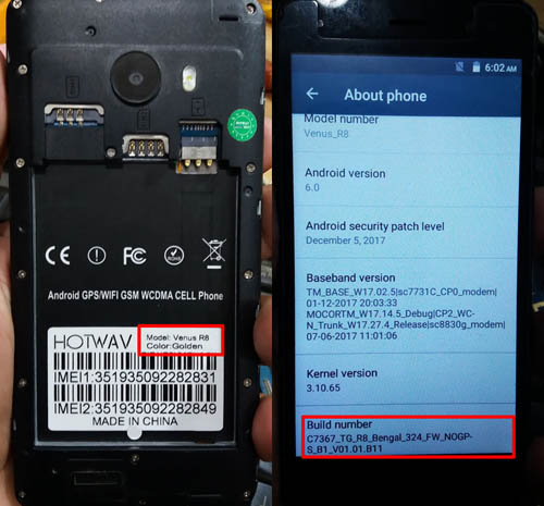 Hotwav Venus R8 Flash File Without password