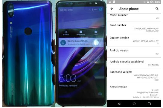 Huawei Clone Y9 flash file without password