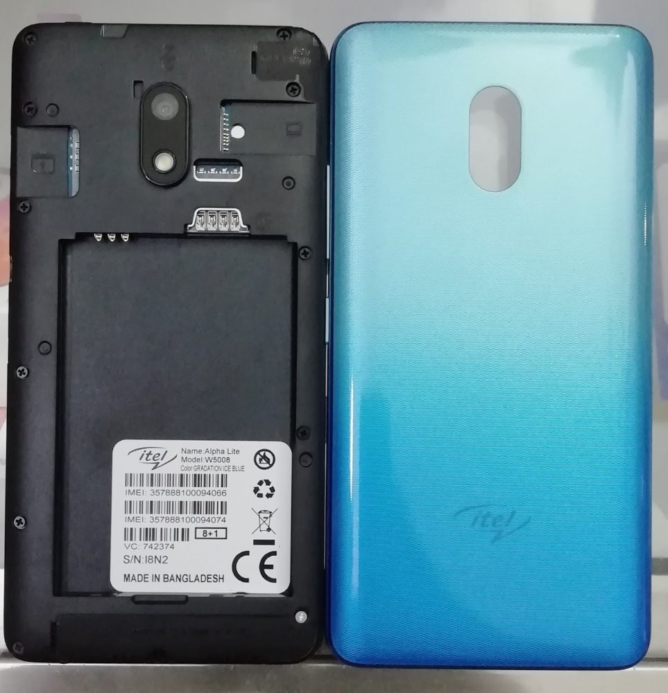 Itel Alpha Lite W5008 flash file without password