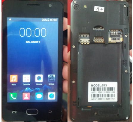 Oppo Clone S13 flash file without password