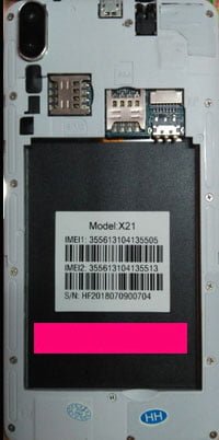 Vivo Clone X21 flash file without password