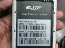 Elite EVO JX1 Flash File 1 Elite EVO JX1 Firmware File