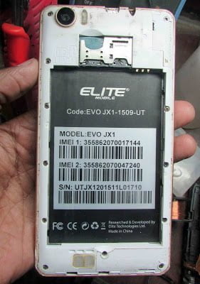 Elite EVO JX1 Firmware File