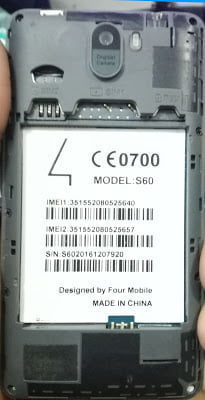 Four S60 Flash File