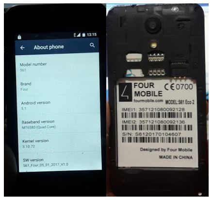 Four S61 Flash File