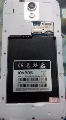 Invens Eager E11 Flash File without password