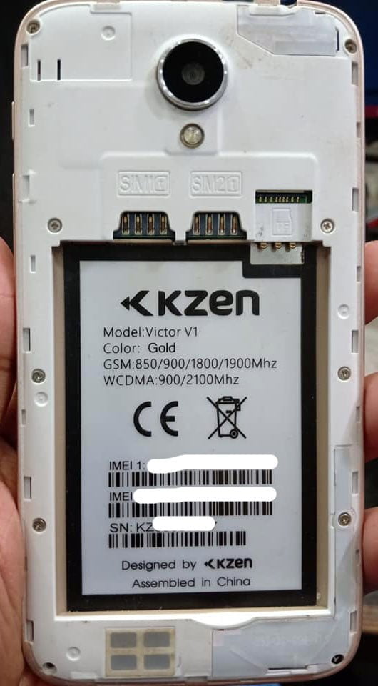 Kzen Victor V1 Flash File without password