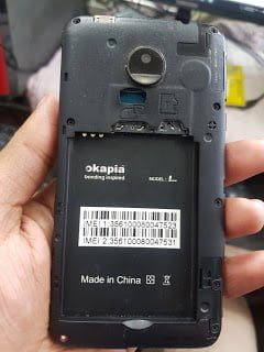Okapia ione flash file without password