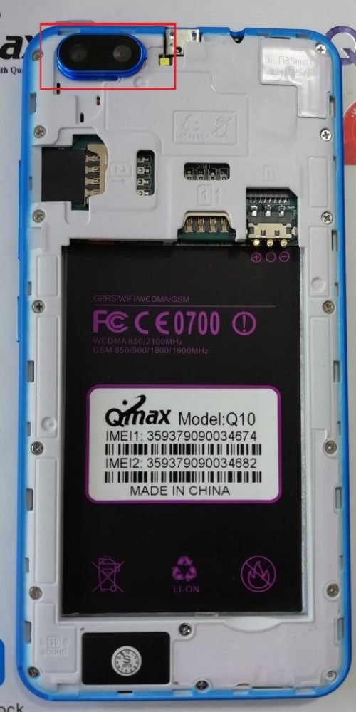 Qmax Q10 flash file without password