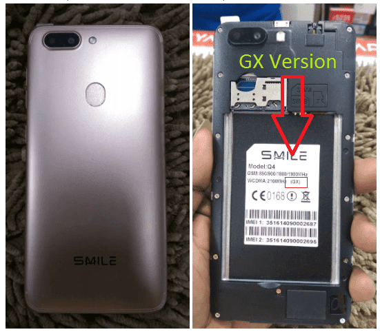 Smile Q4 GX Flash File Firmware 5.1