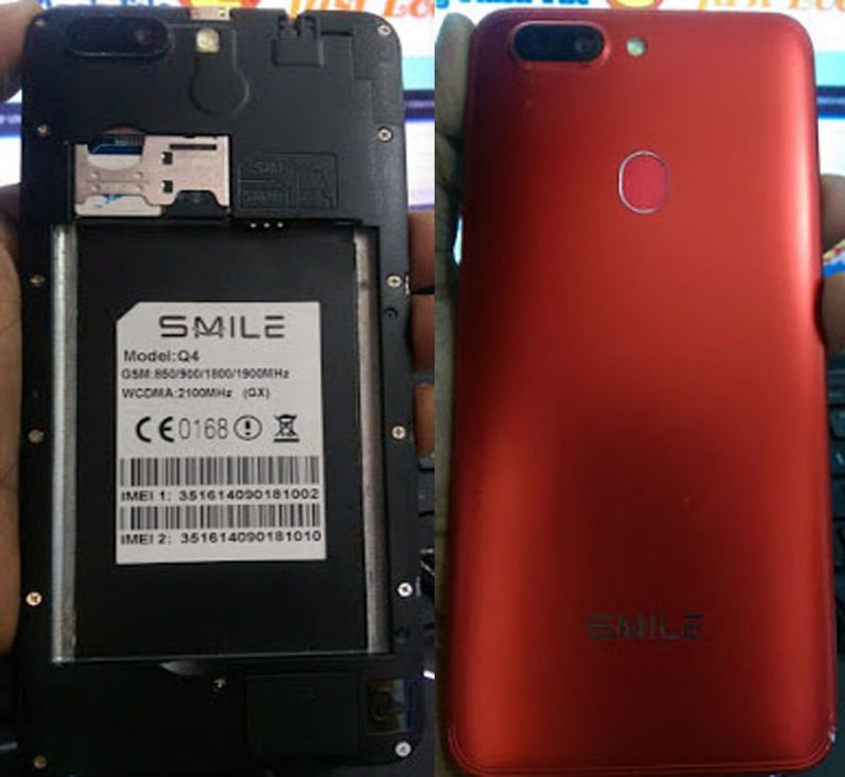 Smile Q4 GX Flash File Firmware 7.1