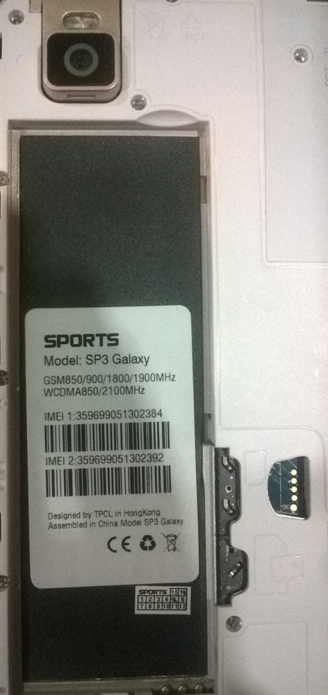 Sports SP3 Galaxy Flash File without password