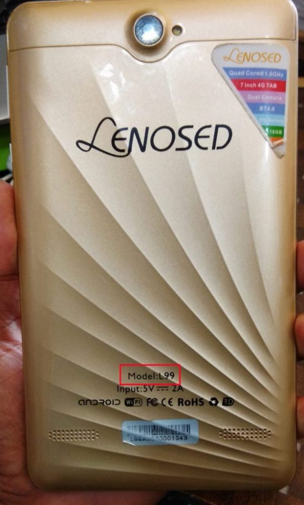  you lot volition reveal the official link to download Lenosed L Lenosed L99 Flash File Tab MT6572 Firmware Download