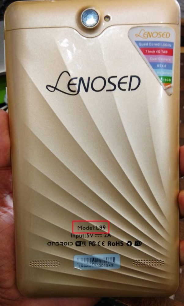 Lenosed L99 Flash File Tab 1