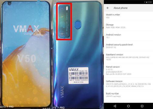 Vmax V50 flash file firmware