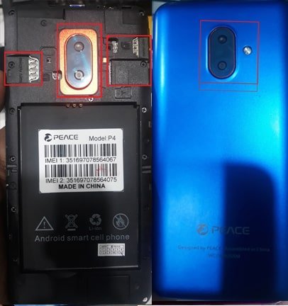 Peace P4 flash file firmware,