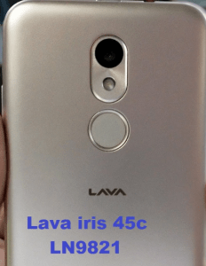 Lava iRis 45c LN9821 Flash File Firmware