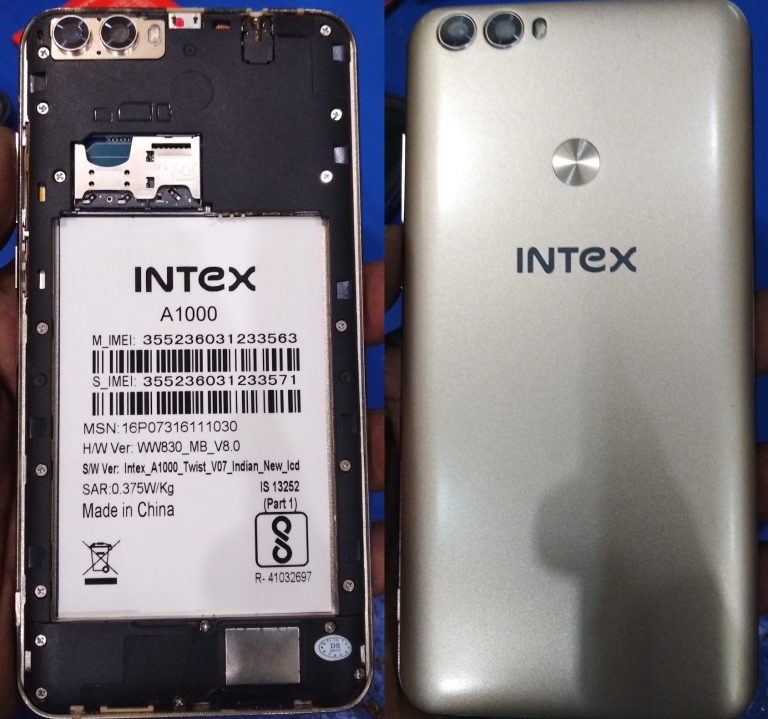 intex A1000 Firmware