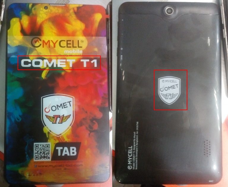 Mycell Comet T1 Tab Firmware