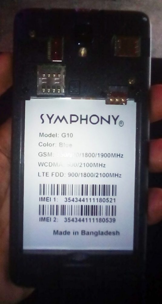 Symphony G10 Flash File