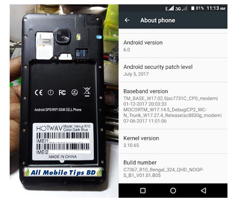Hotwav Venus R10 Firmware File