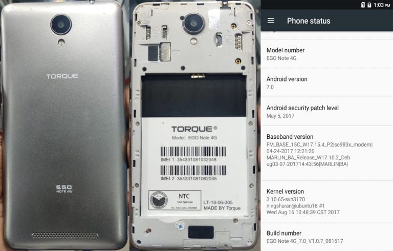 Torque EGO Note 4G Flash File Firmware