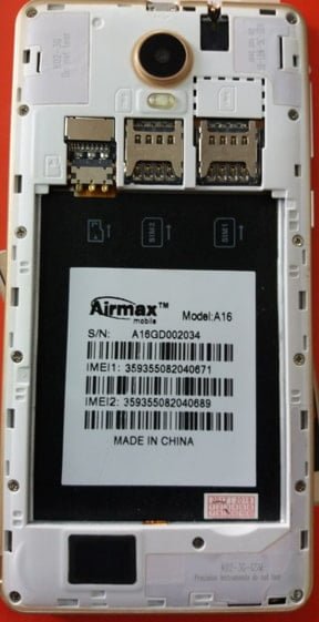 Airmax A16 Flash File Tested Firmware