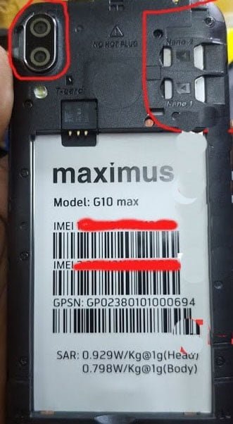Maximus G10 Max flash file firmware,