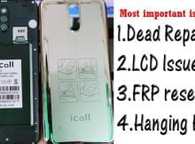 iCall Y3 Flash File Tested Firmware