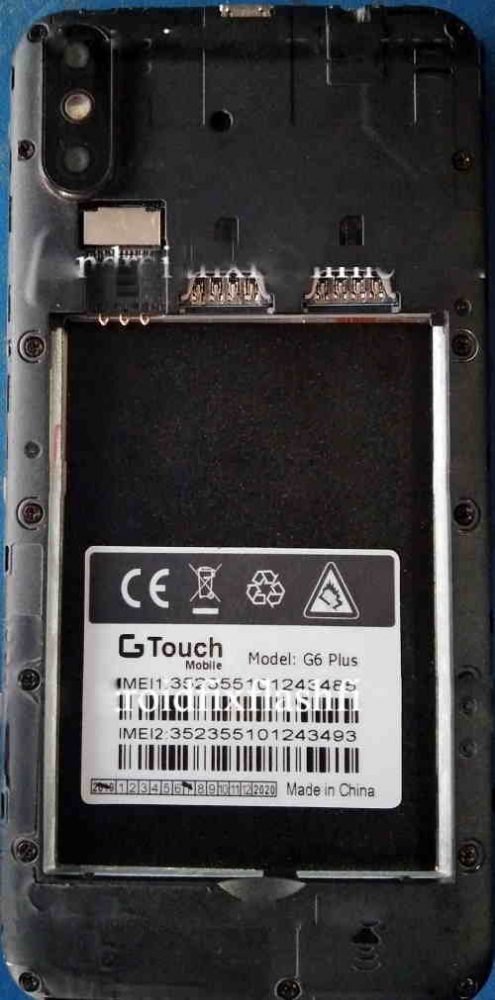 Gtouch G6 Plus flash file firmware,