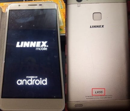 Linnex LX55 flash file firmware,