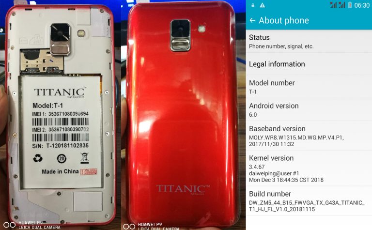 Titanic-T-1 flash file firmware,