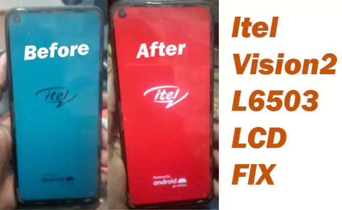 itel vision 2 L6503 Flash File LCD Fix Flash file