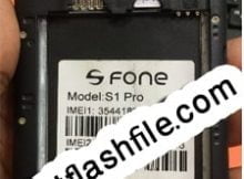 S Fone S1 Pro flash file firmware,