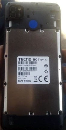 Tecno BC1 flash file firmware,