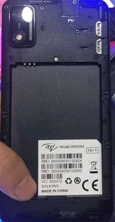 Itel W5006X flash file firmware,