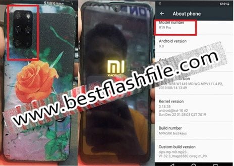 Mi Clone R19 Pro flash file firmware,