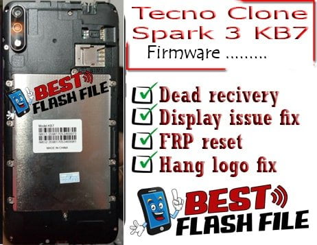 Tecno Clone Spark 3 KB7 flash file firmware,