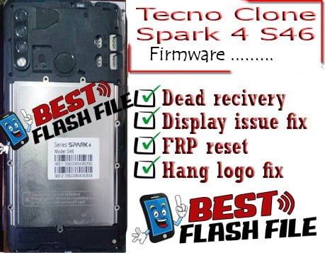 Tecno Clone Spark 4 S46 flash file firmware,