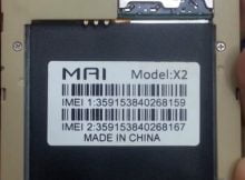Mai X2 flash file firmware,