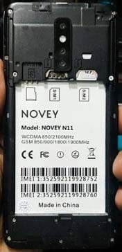 Novey N11 flash file firmware,