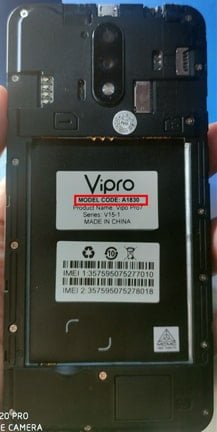 Vipro A1830 flash file firmware,