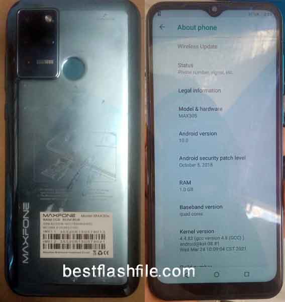 Maxfone Max30s flash file firmware,