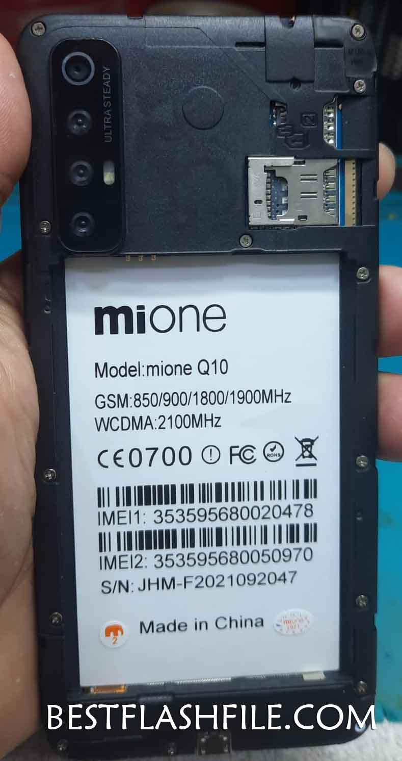 Mione Q10 Flash File 100% Tested Latest (Firmware)
