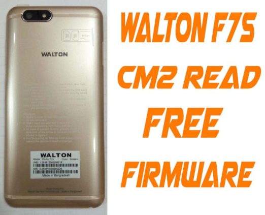 Walton Primo F7s Flash File 100% Tested Latest (Firmware)