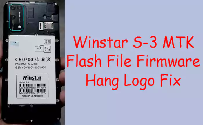 Winstar S-3 Flash File MTK Tested Latest (Firmware)