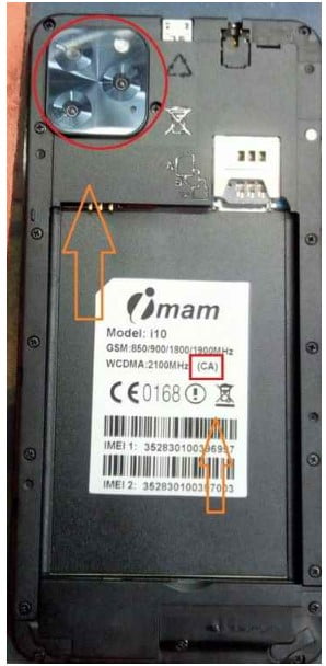 Imam i12 Ca flash file Firmware