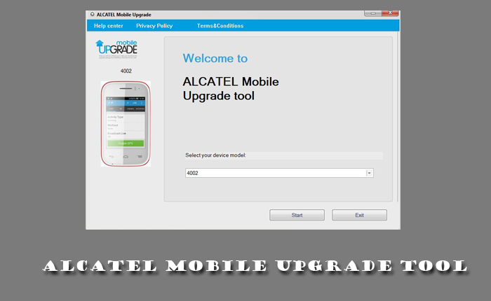 Alcatel Mobile Upgrade Tool